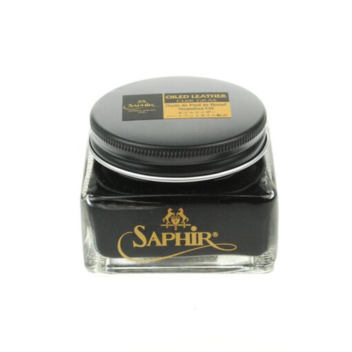 Saphir Medaille d'Or Oiled Leather Cream zwart 01